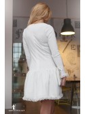 Cream dress 9898 - Online store - Boutique